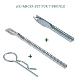 Nonius-Abhänger SET für 200-1000mm Deckenabhängung T-Profile | 100 Stück