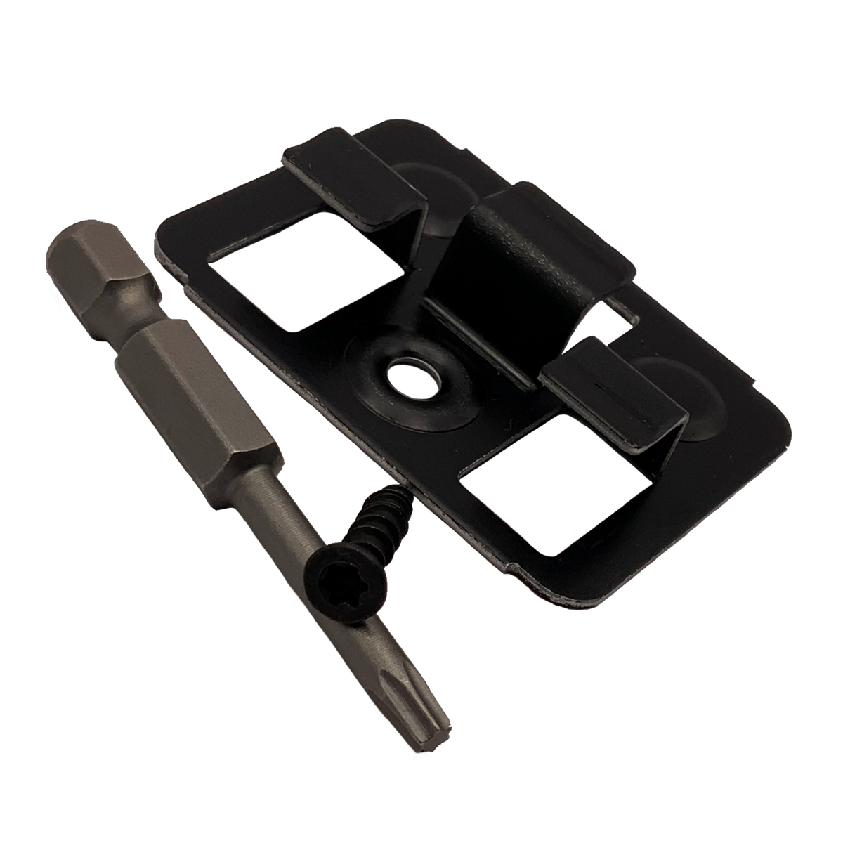 Rufevee WPC Clips 100 Stück - Versteckte Terrassen Befestigung Schwarz