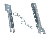 Ensemble de suspension pour rail de cloison sèche | Hauteurs de suspension de 100 à 180 mm | y compris les goupilles de verrouillage