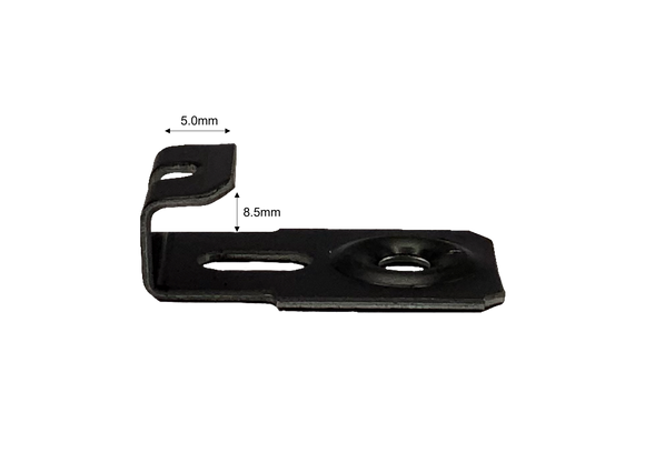 100st WPC Clips, 8mm Versteckte Befestigung Abstandshalter Clip