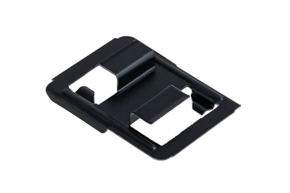 Morsetto per pannello FRÜH clip rotanti - profilo scanalatura-scanalatura - giunto 15 mm - profondità scanalatura 9 mm - rivestimento nero